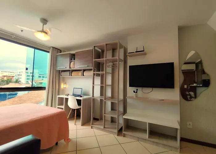 Pe Na Areia Na Prainha, Piscina, Ar E Cozinha Completa Apartamento Arraial do Cabo